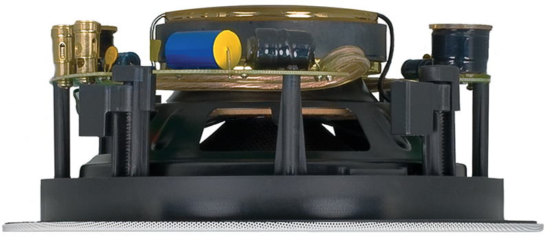 Frameless In-Wall In-Ceiling Subwoofer - K-8SWd - Side