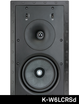 In-Wall LCRS Loudspeaker - K-W6LCRSd