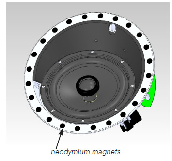 Frameless Speaker Neodymium Magnets